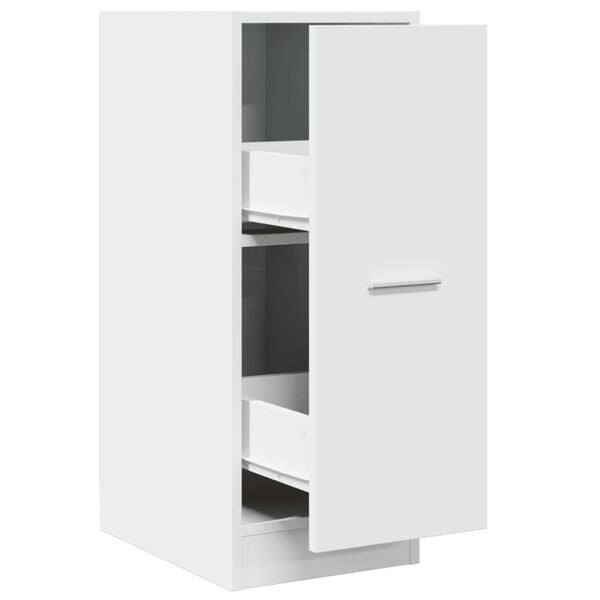 vidaXL Armoire d'apothicaire blanche 30 x 41 x 77,5 cm Bois d'ing&eacute;nierie