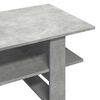 vidaXL Table basse gris b&eacute;ton 102x55x42 cm bois d'ing&eacute;nierie