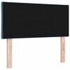 vidaXL Tête de lit LED Bleu foncé 100 cm Cuir synthétique