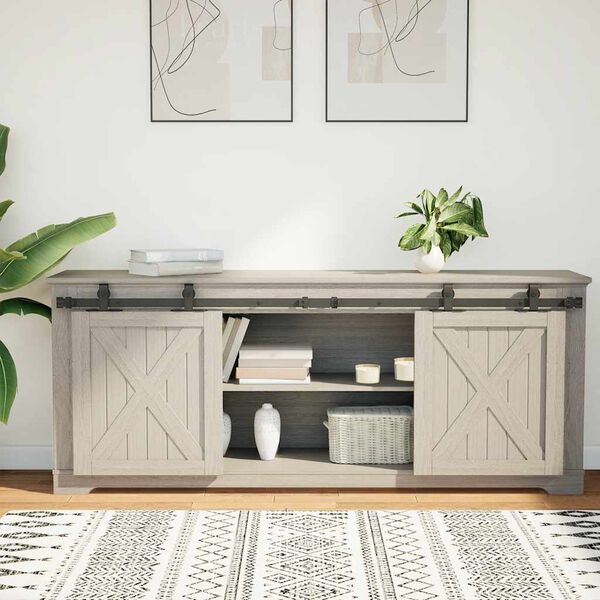 vidaXL Kit de porte d'armoire coulissante 152 cm acier au carbone