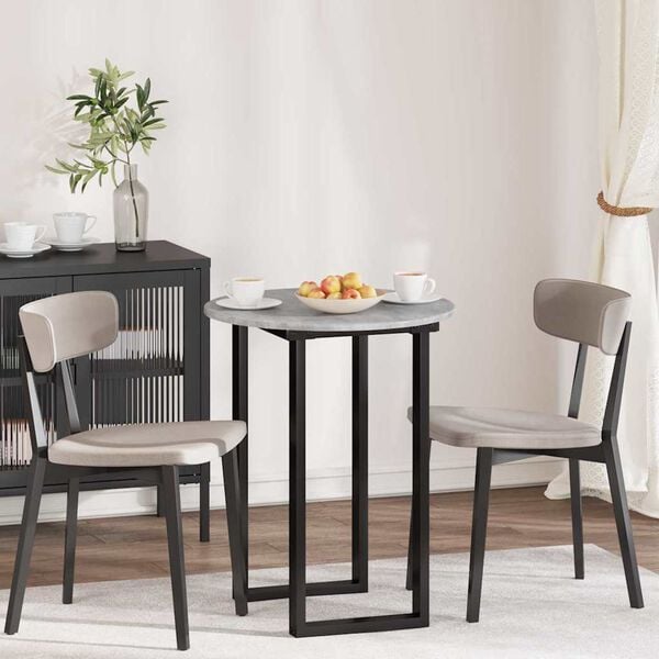 vidaXL Plateau de table Gris b&eacute;ton 60 x 60 x 1,5 cm Bois d'ing&eacute;nierie