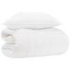 vidaXL Ensemble de Duvet 2 pc 135 x 200 cm Toutes saisons Bambou Blanc