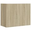 vidaXL Armoire murale chêne sonoma 75x35x60 cm bois d'ingénierie