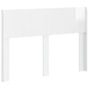 vidaXL T&ecirc;te de lit Blanc brillant Bois d'ing&eacute;nierie