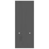 vidaXL Support pour moniteur Gris (39-72)x17x43 cm Bois de pin solide