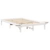 vidaXL Cadre de lit Blanc 120 x 200 cm Pin massif