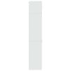vidaXL Armoire de rangement mince blanc 50x42,5x225 cm