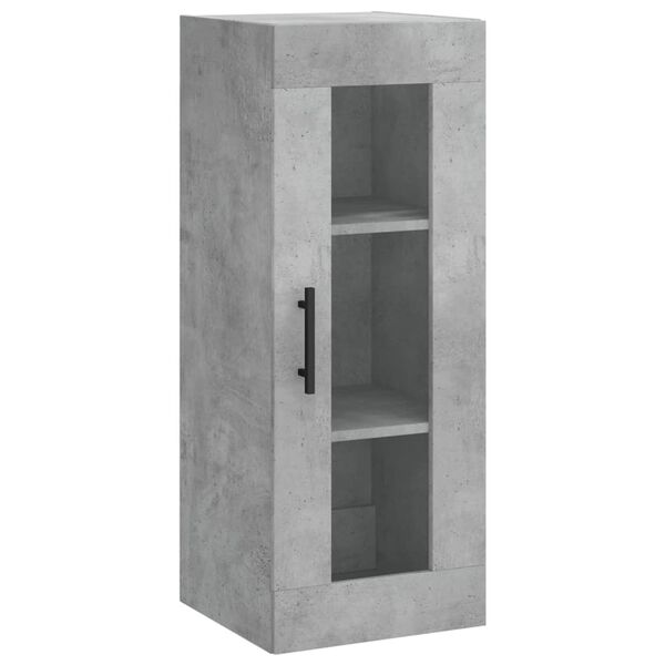 vidaXL Armoire murale gris b&eacute;ton 34,5x34x90 cm