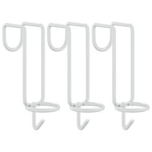 vidaXL Crochet de seau portable argent&eacute; acier galvanis&eacute;