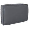 vidaXL Set de coussins de palette 3 pcs Anthracite 120 x 80 x 12 cm