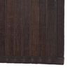 vidaXL Tapis rectangulaire marron fonc&eacute; 80x200 cm bambou