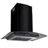 vidaXL Hotte murale Acier inoxydable 756 m&sup3;/h 60 cm Noir