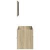 vidaXL Ensemble de meubles de salle de bain 2 pcs ch&ecirc;ne sonoma