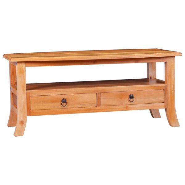vidaXL Table basse 90x50x40 cm Bois d'acajou massif