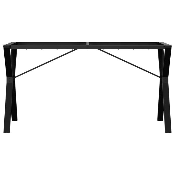 vidaXL Pieds de table &agrave; manger cadre en Y 140x60x73 cm acier