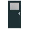 vidaXL Porte d'entr&eacute;e lat&eacute;rale Anthracite 88 x 198 cm PVC