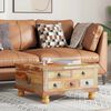 vidaXL Table basse Bois de r&eacute;cup&eacute;ration 70 x 70 x 38 cm