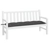 vidaXL Coussin de banc de jardin anthracite 150x50x7 cm tissu oxford