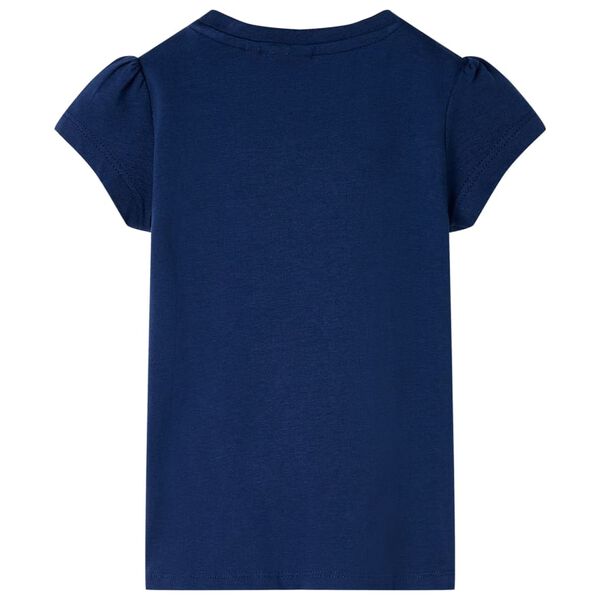 T-shirt pour enfants bleu marine 116