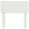 vidaXL T&ecirc;te de lit Blanc Brillant 75 cm Bois d'ing&eacute;nierie