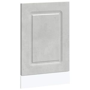 vidaXL Panneau de lave-vaisselle Kalmar gris b&eacute;ton 45x1,5x57 cm