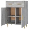 vidaXL Buffet Sonoma gris 69,5x34x89 cm Bois d'ing&eacute;nierie
