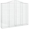 vidaXL Paniers &agrave; gabions arqu&eacute;s 13 pcs 200x30x160/180 cm Fer galvanis&eacute;