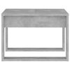 vidaXL Table d'appoint Gris b&eacute;ton 50x50x35 cm Bois d&rsquo;ing&eacute;nierie