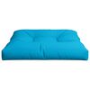 vidaXL Coussin de palette bleu 70x70x12 cm tissu