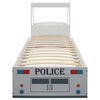 vidaXL Lit voiture de police et matelas en mousse pour enfant 90x200cm