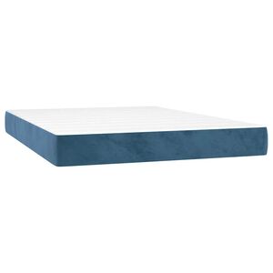 vidaXL Matelas de lit &agrave; ressorts ensach&eacute;s 140x220x20 cm velours