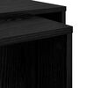 vidaXL Ensemble de tables basses 2 pcs Ch&ecirc;ne noir Bois d'ing&eacute;nierie