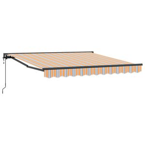 vidaXL Cadre d'auvent Bleu et Orange 300 x 250 cm
