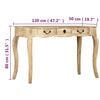 vidaXL Table console Bois de manguier massif 120 x 50 x 80 cm