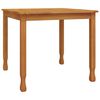 vidaXL Table &agrave; d&icirc;ner de jardin 85x85x75 cm Bois massif de teck