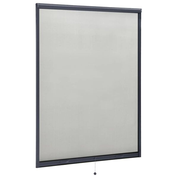 vidaXL Moustiquaire à rouleau pour fenêtres Anthracite 130x170 cm