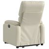 vidaXL Fauteuil inclinable Cr&egrave;me Similicuir