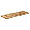 vidaXL Dessus de table bord vivant 120x40x2,5 cm bois de manguier brut
