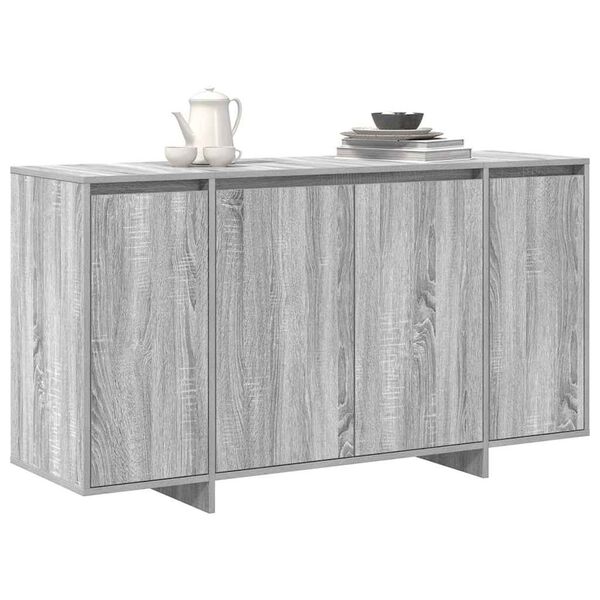 vidaXL Buffet Gris Sonoma 135 x 41 x 75 cm Bois d'ing&eacute;nierie