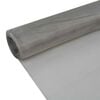 vidaXL Cl&ocirc;tures en fil 100 x 500 cm Acier Inox 304 Argent&eacute;