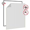 vidaXL Moustiquaire magnétique pour fenêtres blanc 100x120 cm