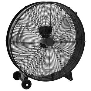 vidaXL Ventilateur &agrave; tambour industriel 77 cm 187,7 W Noir