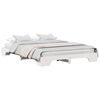 vidaXL Cadre de lit Blanc 140 x 200 cm Pin massif