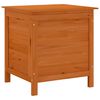vidaXL Bo&icirc;te de rangement jardin marron 50x49x56,5cm bois massif sapin