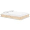 vidaXL Cadre de lit sans matelas bois massif 140x190 cm