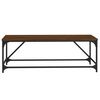 vidaXL Table basse Ch&ecirc;ne marron 100x50x35 cm Bois d'ing&eacute;nierie