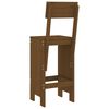vidaXL Tabourets lot de 2 marron miel 40x48,5x115,5 cm bois massif pin