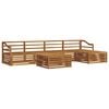 vidaXL Ensemble de canap&eacute;s d'ext&eacute;rieur 6 pcs Naturel