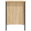 vidaXL Armoire &agrave; chaussures ch&ecirc;ne sonoma 131x35x50cm bois d'ing&eacute;nierie