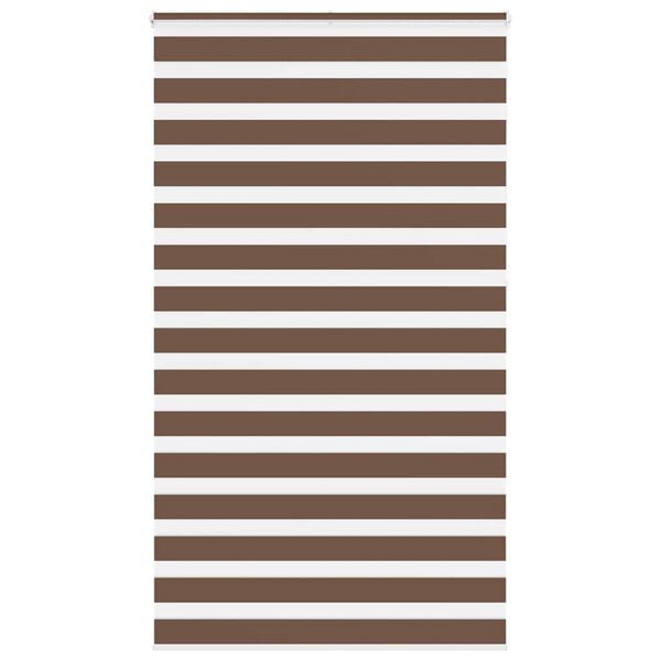 vidaXL Store z&egrave;bre marron 130x230cm largeur du tissu 125,9cm polyester